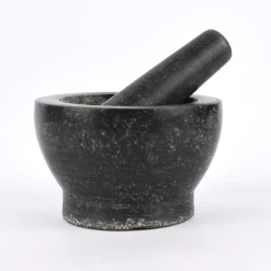 Mörser 2teilig Granit schwarz 18x11,5cm