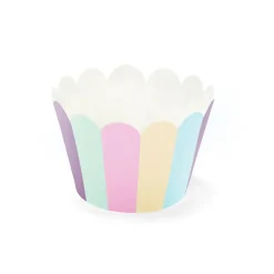 Muffin Cupcake Förmchen Einhorn bunt 6 Stück 5x7,5x5cm