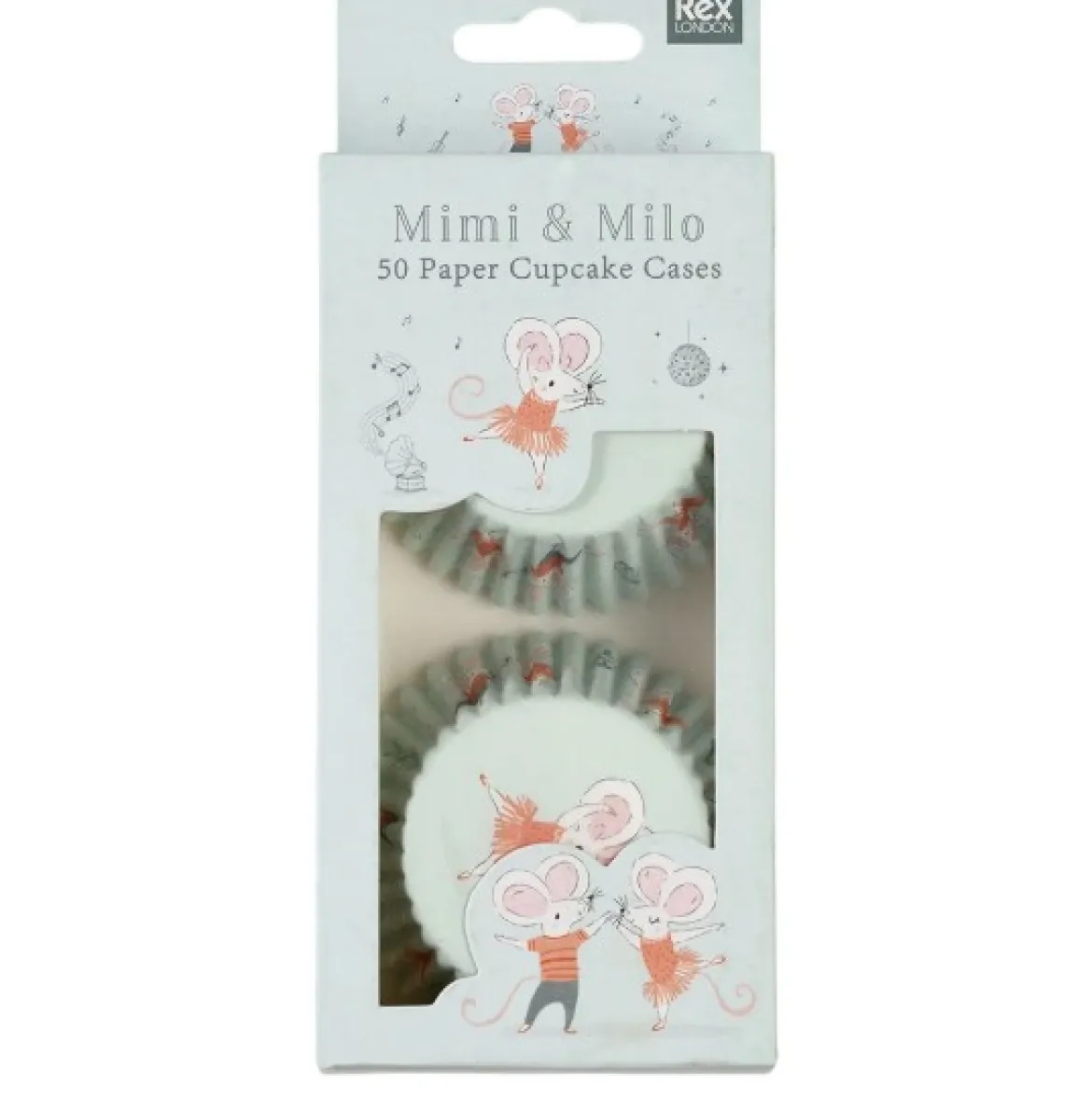 Muffinförmchen Mimi and Milo 50Stk von Rex London