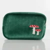 Mushroom Makeup Bag von Sass & Belle grün 9x18x13cm (BxLxH)