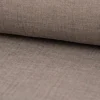 Musselin Stoff Baumwolle einfarbig taupe meliert 1,35m Breite