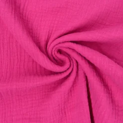 Musselin Stoff Baumwolle einfarbig pink einfarbig pink