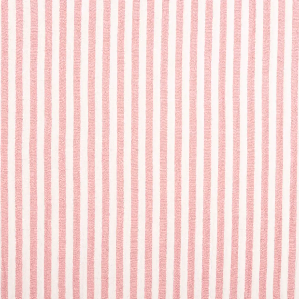 Musselin Stoff Baumwolle garngefärbt Streifen rosa weiß 1,25m Breite