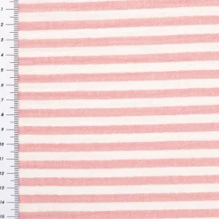 Musselin Stoff Baumwolle garngefärbt Streifen rosa weiß 1,25m Breite