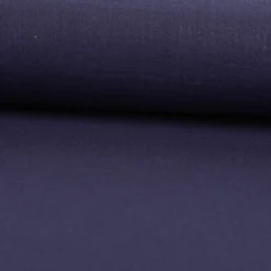 Musselin Stoff Baumwolle Glitzer Marineblau 1,36m Breite