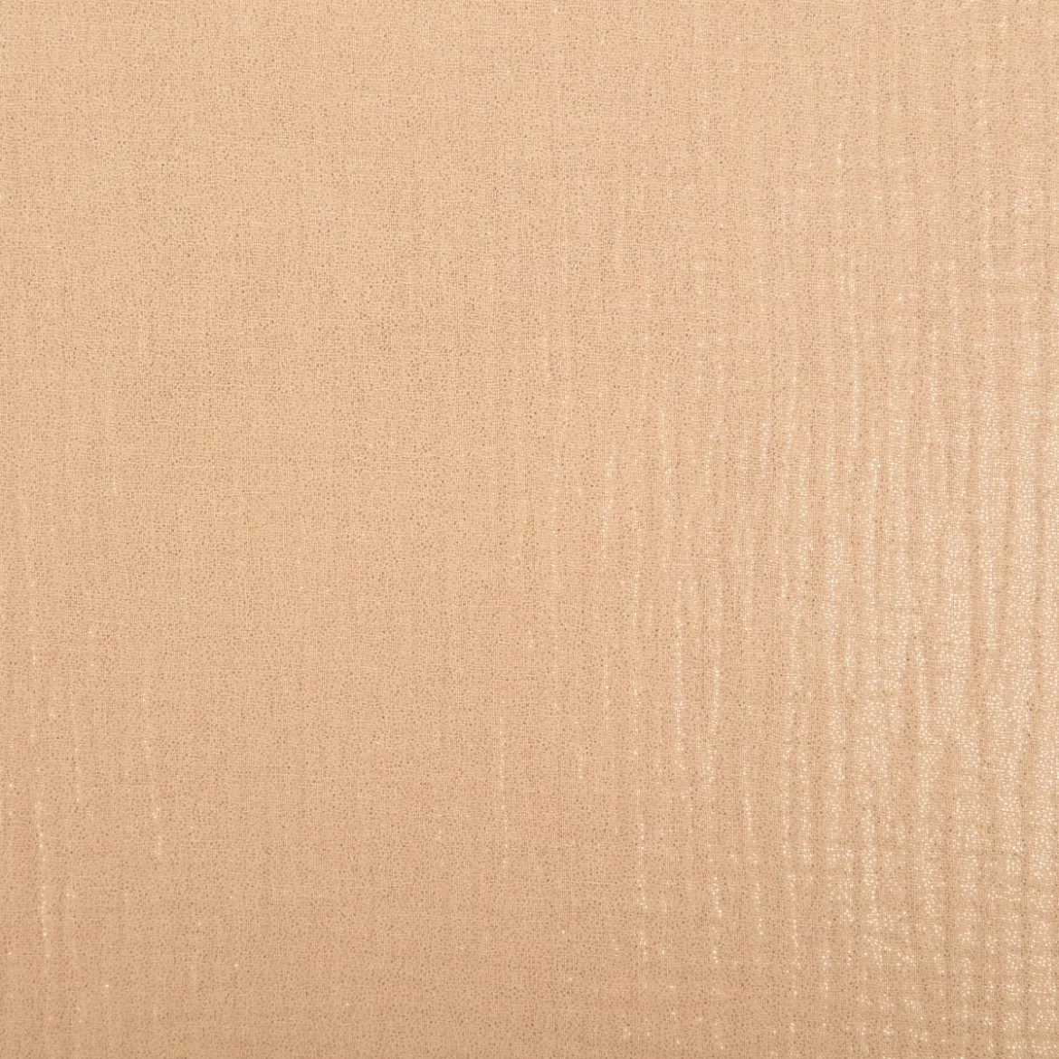 Musselin Stoff Baumwolle Glitzer Beige 1,36m Breite