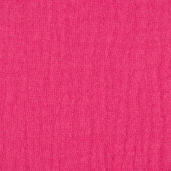 Musselin Stoff Baumwolle Organic Bio einfarbig fuchsia 1,30m Breite