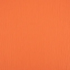 Musselin Stoff Baumwolle Organic Bio einfarbig orange 1,30m Breite