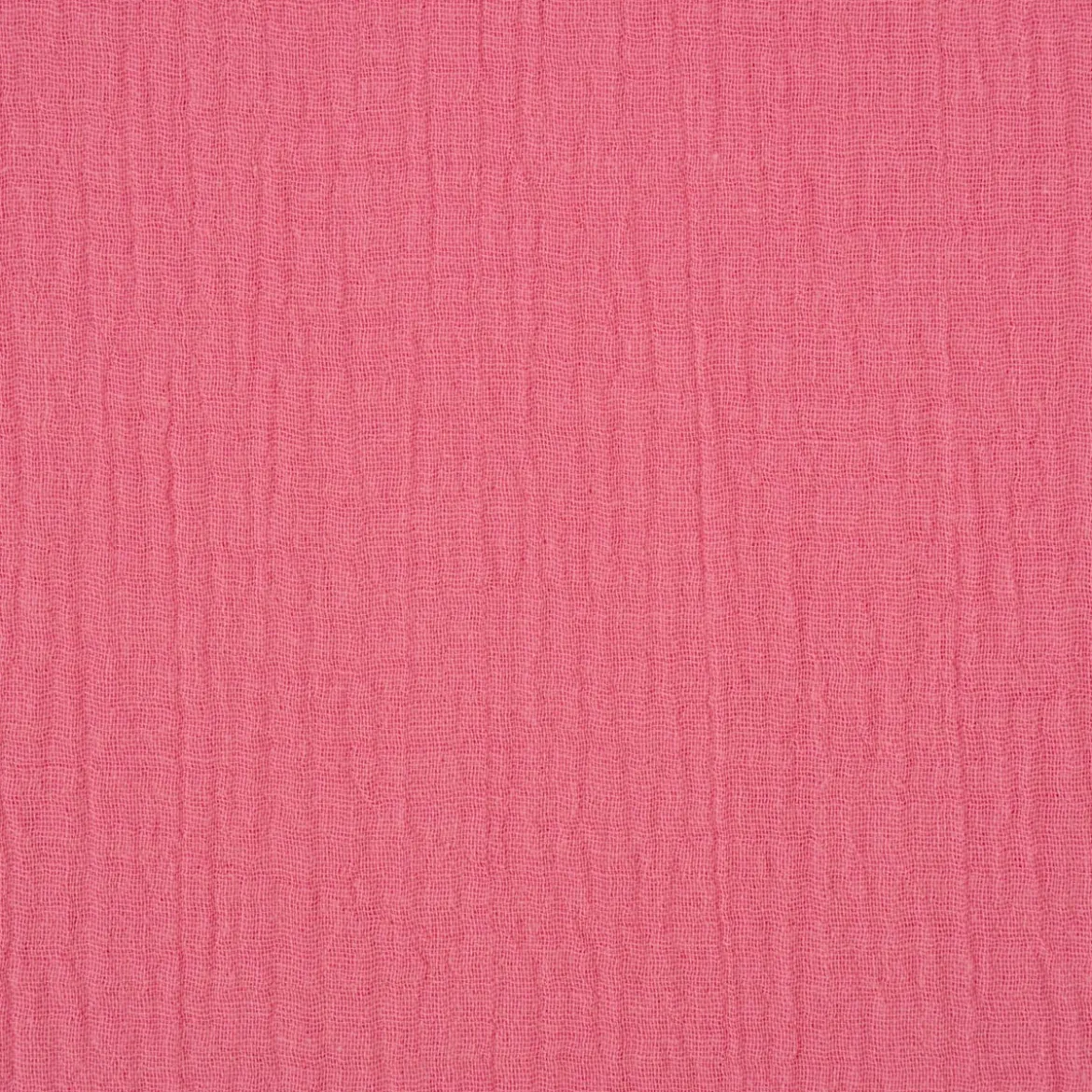 Musselin Stoff Baumwolle Organic Bio einfarbig pink 1,30m Breite