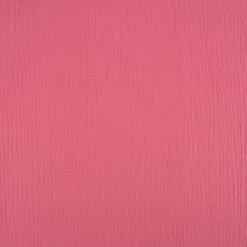 Musselin Stoff Baumwolle Organic Bio einfarbig pink 1,30m Breite