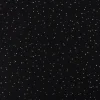 Musselin Stoff Baumwolle Punkte schwarz gold 1,4m Breite