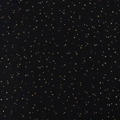 Musselin Stoff Baumwolle Punkte schwarz gold 1,4m Breite