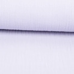 Musselin Stoff Baumwollstoff Double Gauze uni Flieder 130 cm