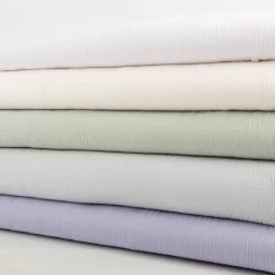 Musselin Stoff Baumwollstoff Double Gauze uni Mintgrün 130 cm