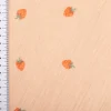 Musselin Stoff Baumwollstoff Erdbeeren rosa apricot 1,50m Breite