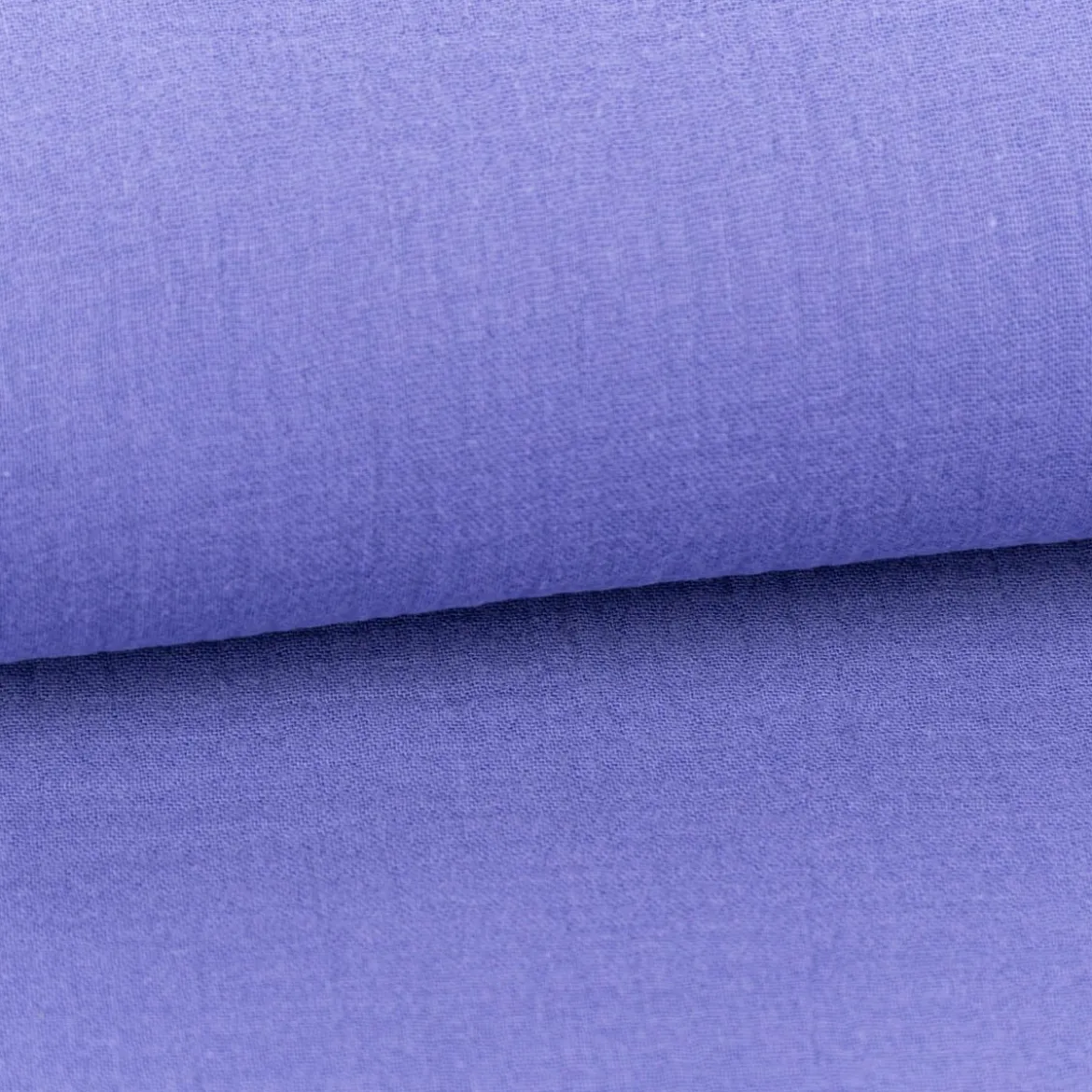 Musselin Stoff Bio Baumwolle einfarbig lavendel lila 1,30m Breite