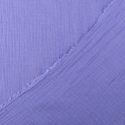 Musselin Stoff Bio Baumwolle einfarbig lavendel lila 1,30m Breite