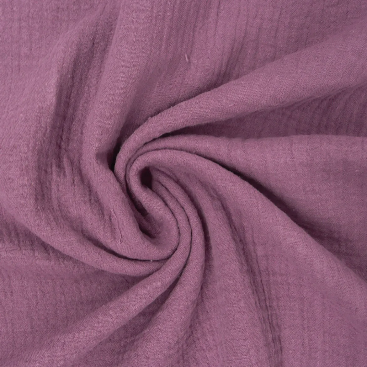 Musselin Stoff Bio Baumwolle einfarbig purple lila 1,30m Breite