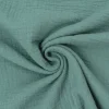 Musselin Stoff Bio Baumwolle einfarbig altgrün grün 1,30m Breite