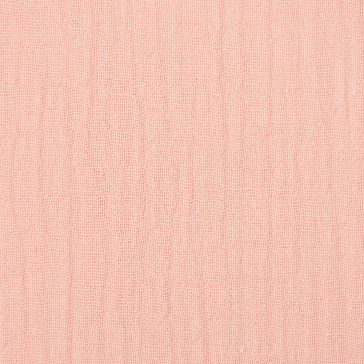 Musselin Stoff Bio Baumwolle einfarbig soft apricot 1,30m Breite