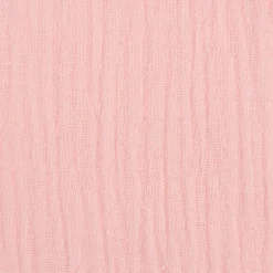 Musselin Stoff Bio Baumwolle einfarbig rosa 1,30m Breite