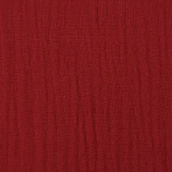 Musselin Stoff Bio Baumwolle einfarbig himbeer rot 1,30m Breite