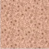Musselin Stoff Blumen altrosa braun 1,50m Breite