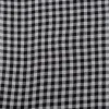 Musselin Stoff Double Gauze Doubleface Vichy-Karo schwarz weiß 1,30m Breite