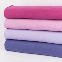 Musselin Stoff Double Gauze einfarbig dunkel pink 1,35m Breite