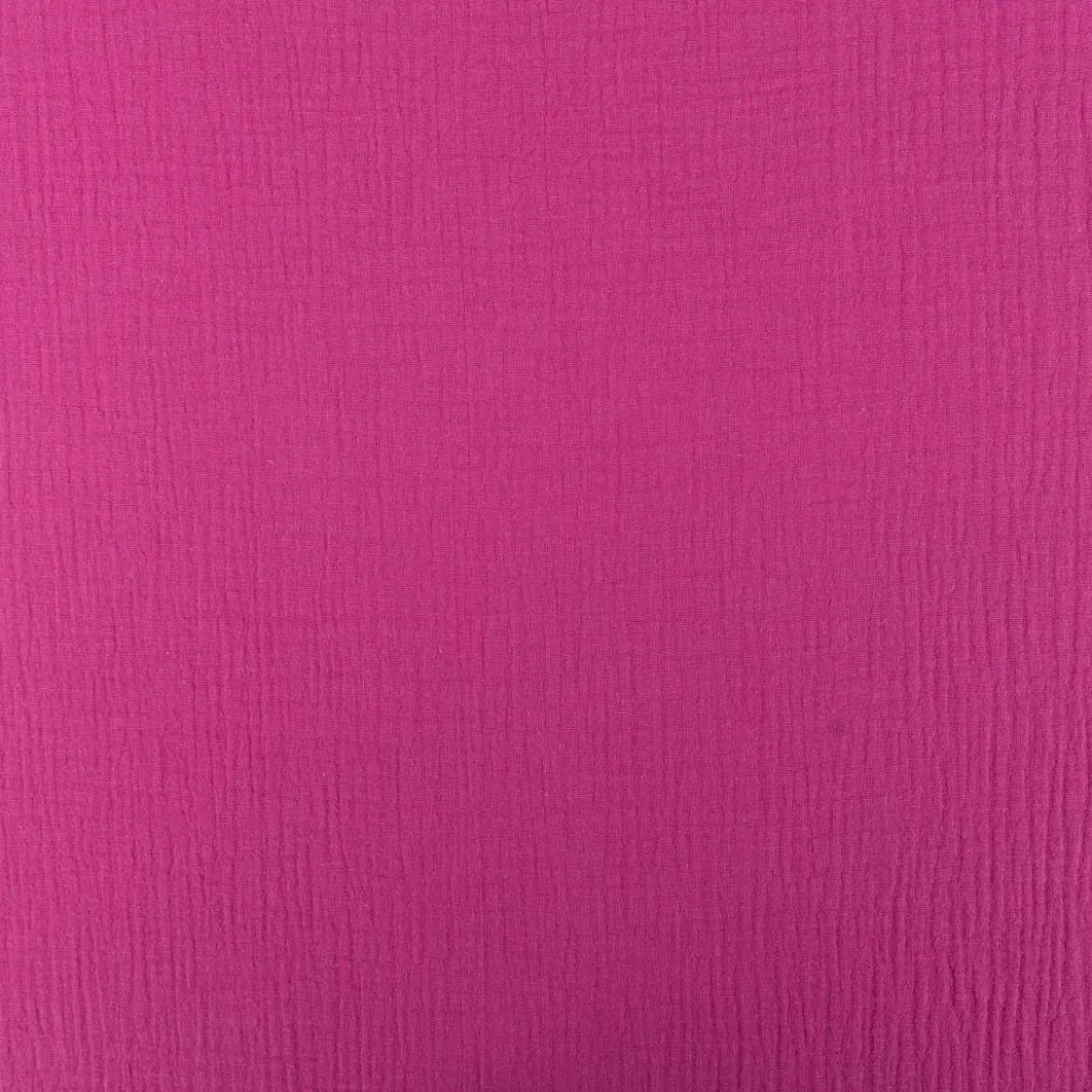 Musselin Stoff Double Gauze einfarbig dunkel pink 1,35m Breite