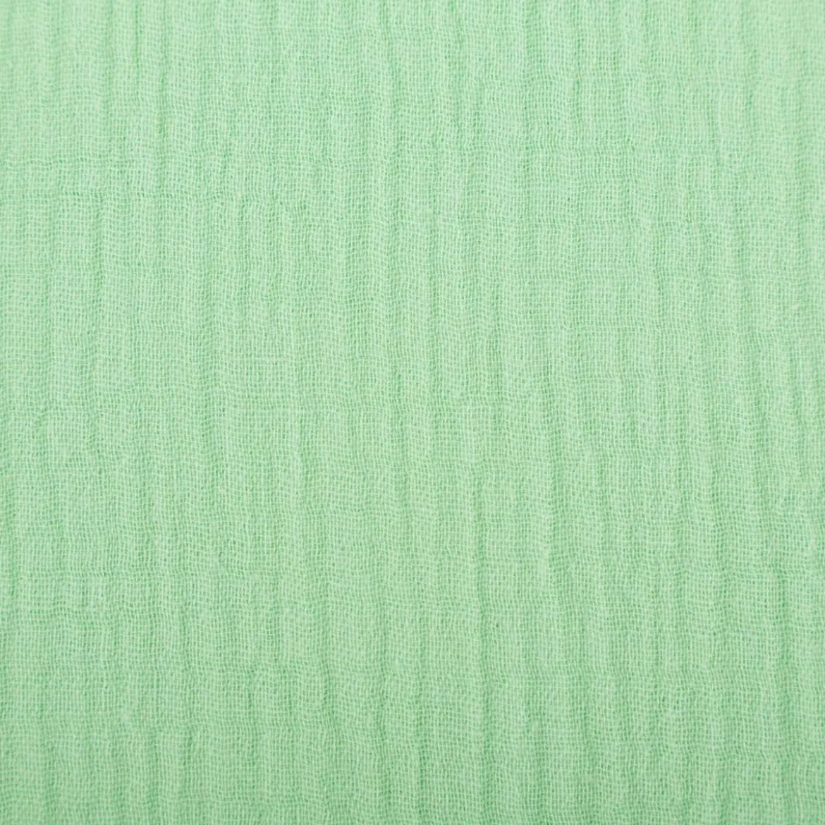 Musselin Stoff Double Gauze einfarbig lime grün 1,35m Breite