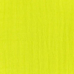 Musselin Stoff Double Gauze NEON einfarbig gelb 1,35m Breite