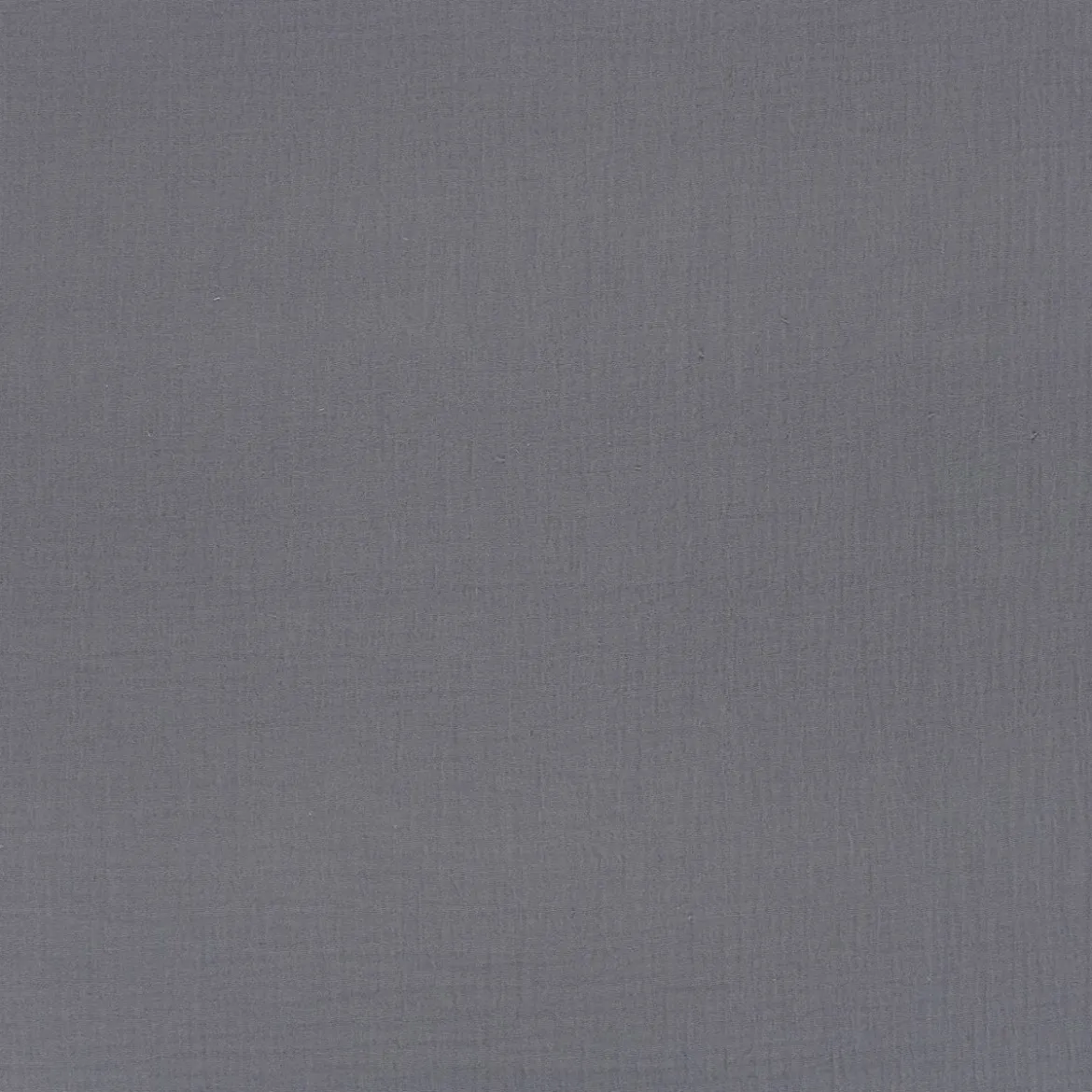 Musselin Stoff Double Gauze uni Grau 1,30m Breite