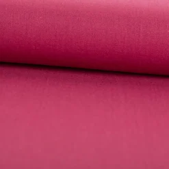 Musselin Stoff Glitzer himbeerrot 1,35m Breite