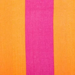 Musselin Stoff Streifen orange pink 1,50m Breite