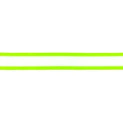 Neon-Borte Band gestreift neongrün weiß Meterware Breite: 25mm