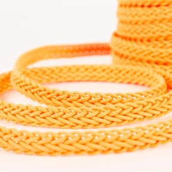 Neonborte Flechtborte neon orange 1,5cm Breite