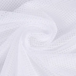 Netzstoff Netzfutter Mesh dünn weiß 1,48m Breite