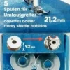 5 Nähmaschinen Spulen ST für Umlaufgreifer 21,2 mm