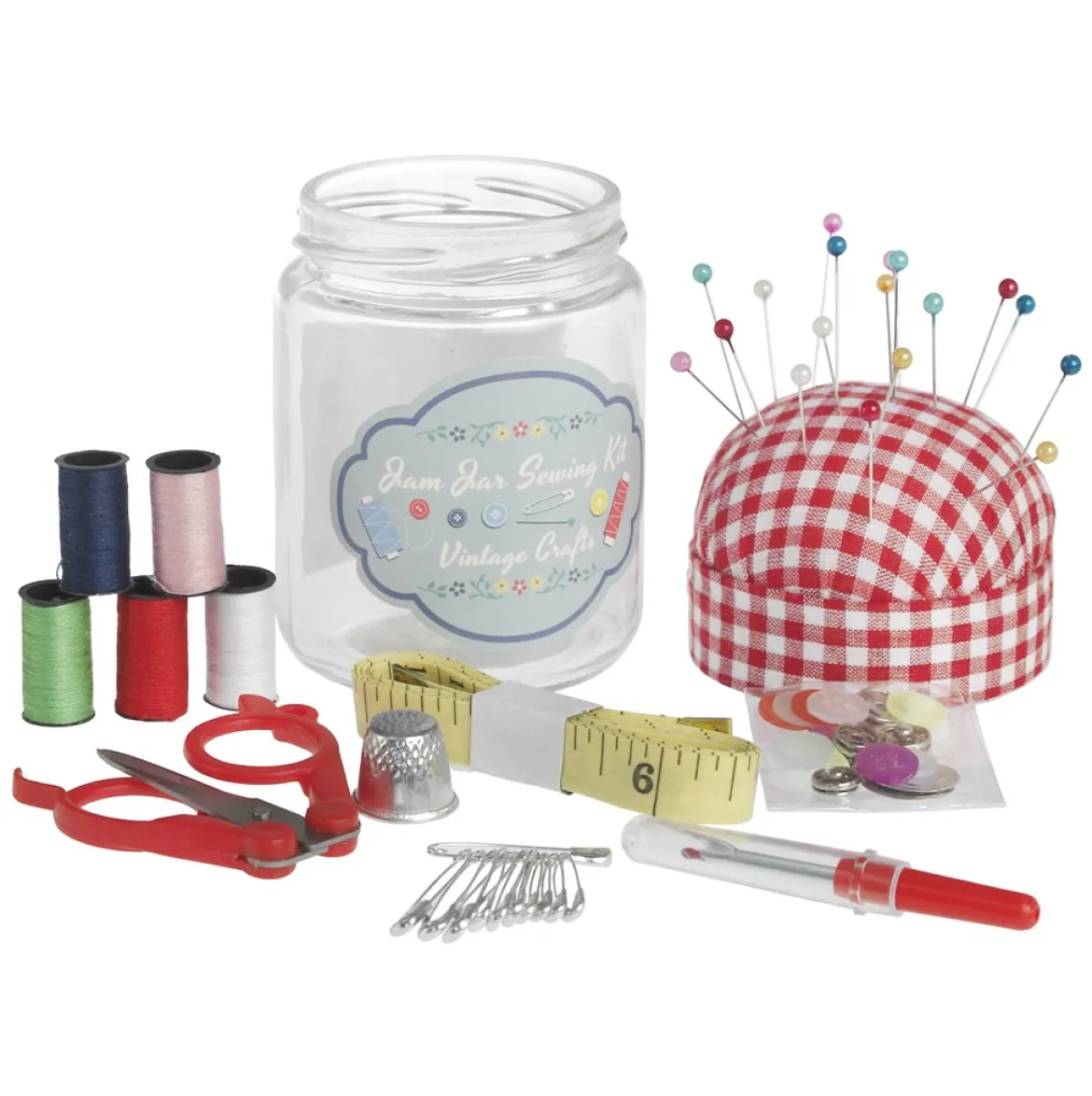Nähzubehör Set Nadelkissen Sewing Kit 12x7cm