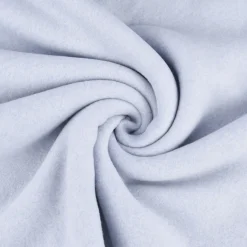 Organic Baumwoll-Fleece Bio-Fleece einfarbig hellblau meliert
