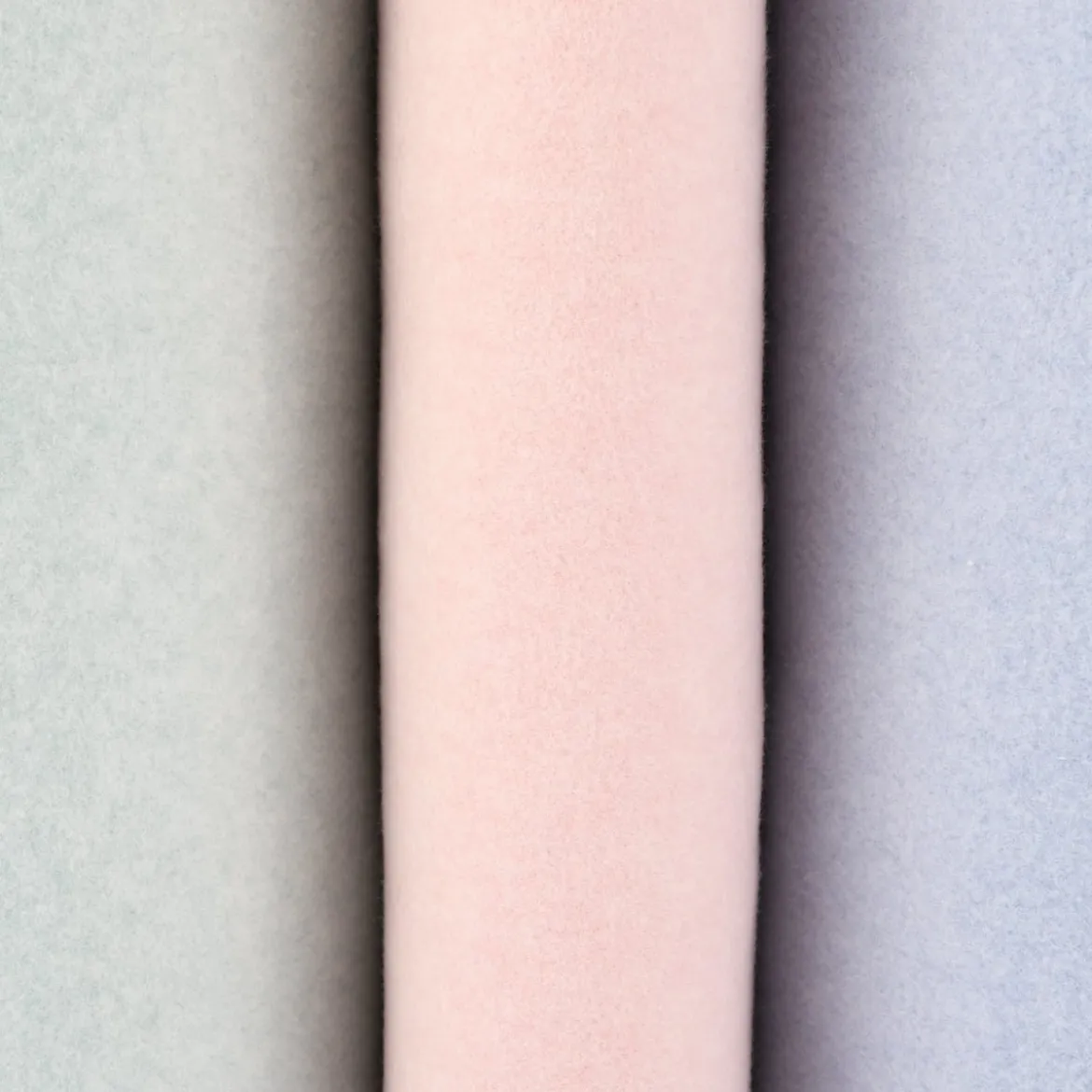 Organic Baumwoll-Fleece Bio-Fleece einfarbig rosa meliert