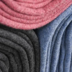 Organic Baumwoll-Fleece Bio-Fleece einfarbig dunkelgrau meliert