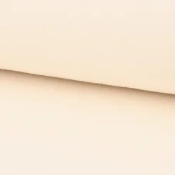 Organic Baumwoll-Fleece Bio-Fleece einfarbig creme