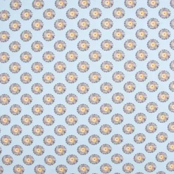 Organic Bio Baumwolljersey Digitaldruck Fahrzeuge Reifen hellblau grau gelb 1,50m Breite