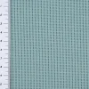 Organic Bio Waffeljerseystoff Waffelstrick Baumwolle einfarbig aqua 1,45m Breite