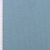 Organic Bio Waffeljerseystoff Waffelstrick Baumwolle einfarbig rauch blau 1,45m Breite