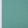 Organic Bio Waffeljersey Waffelstrick einfarbig dunkel mint 1,45m Breite