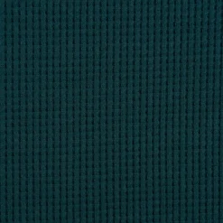 Organic Bio Waffeljersey Waffelstrick einfarbig tannengrün 1,45m Breite