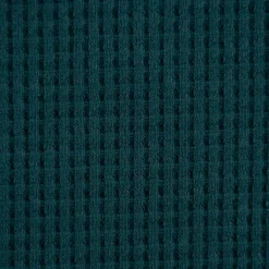 Organic Bio Waffeljersey Waffelstrick einfarbig tannengrün 1,45m Breite